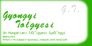 gyongyi tolgyesi business card